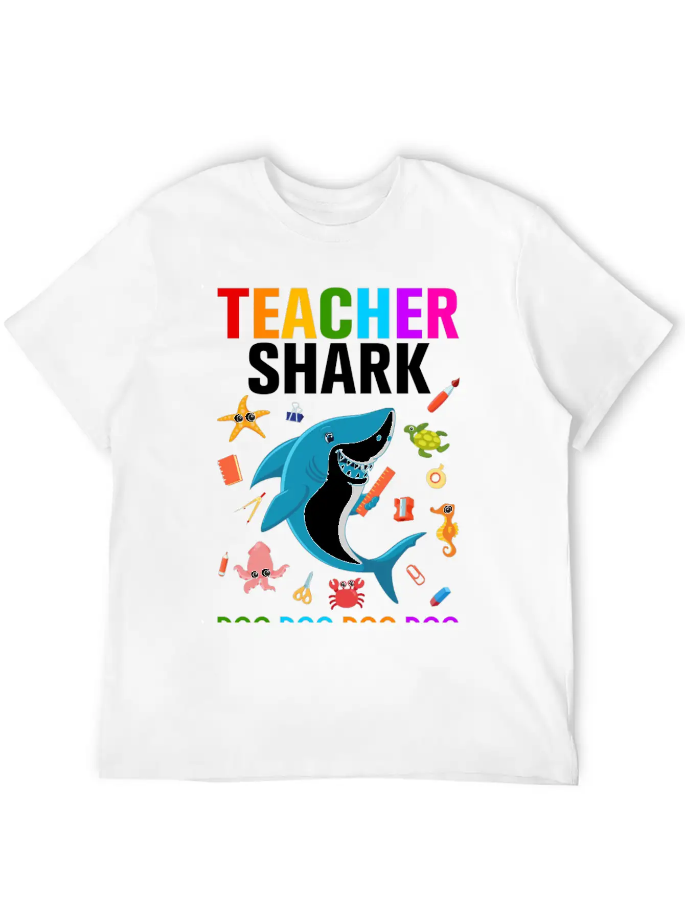 Teacher Shark Relaxed Everyday Tee – Lightweight And Durable Cotton