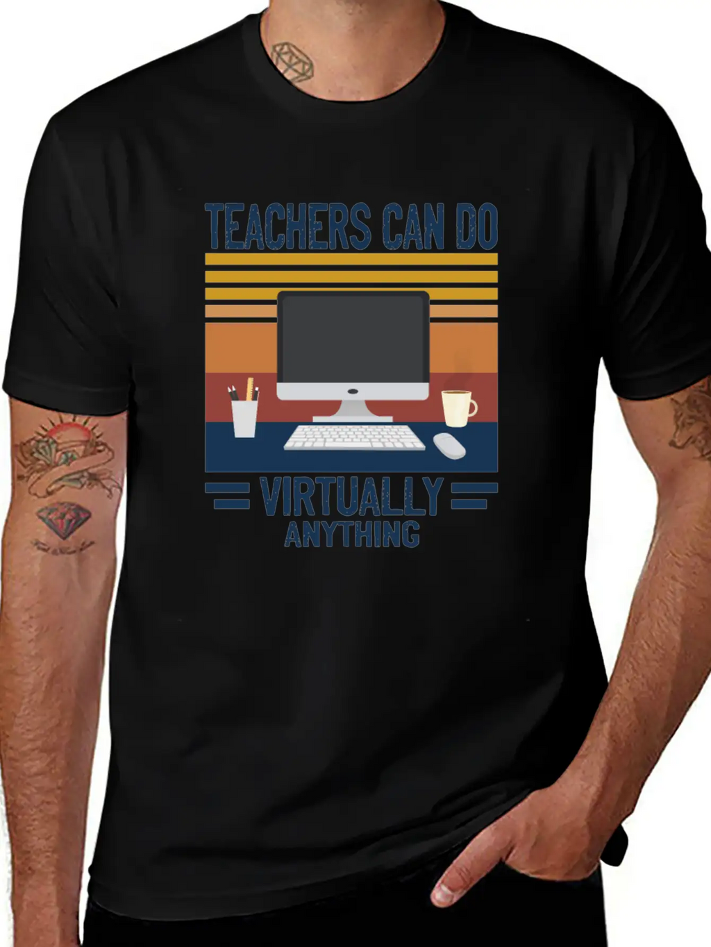 Teachers Distance Learning Relaxed Everyday Tee – Lightweight And Durable Cotton