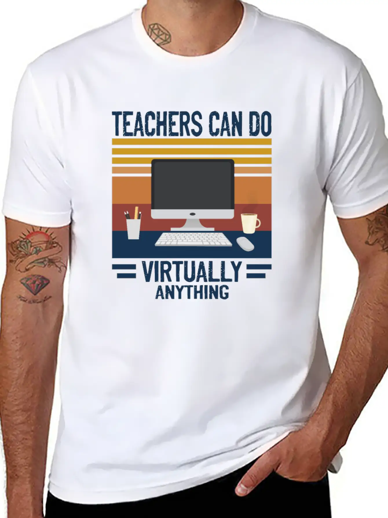 Teachers Distance Learning Relaxed Everyday Tee – Lightweight And Durable Cotton