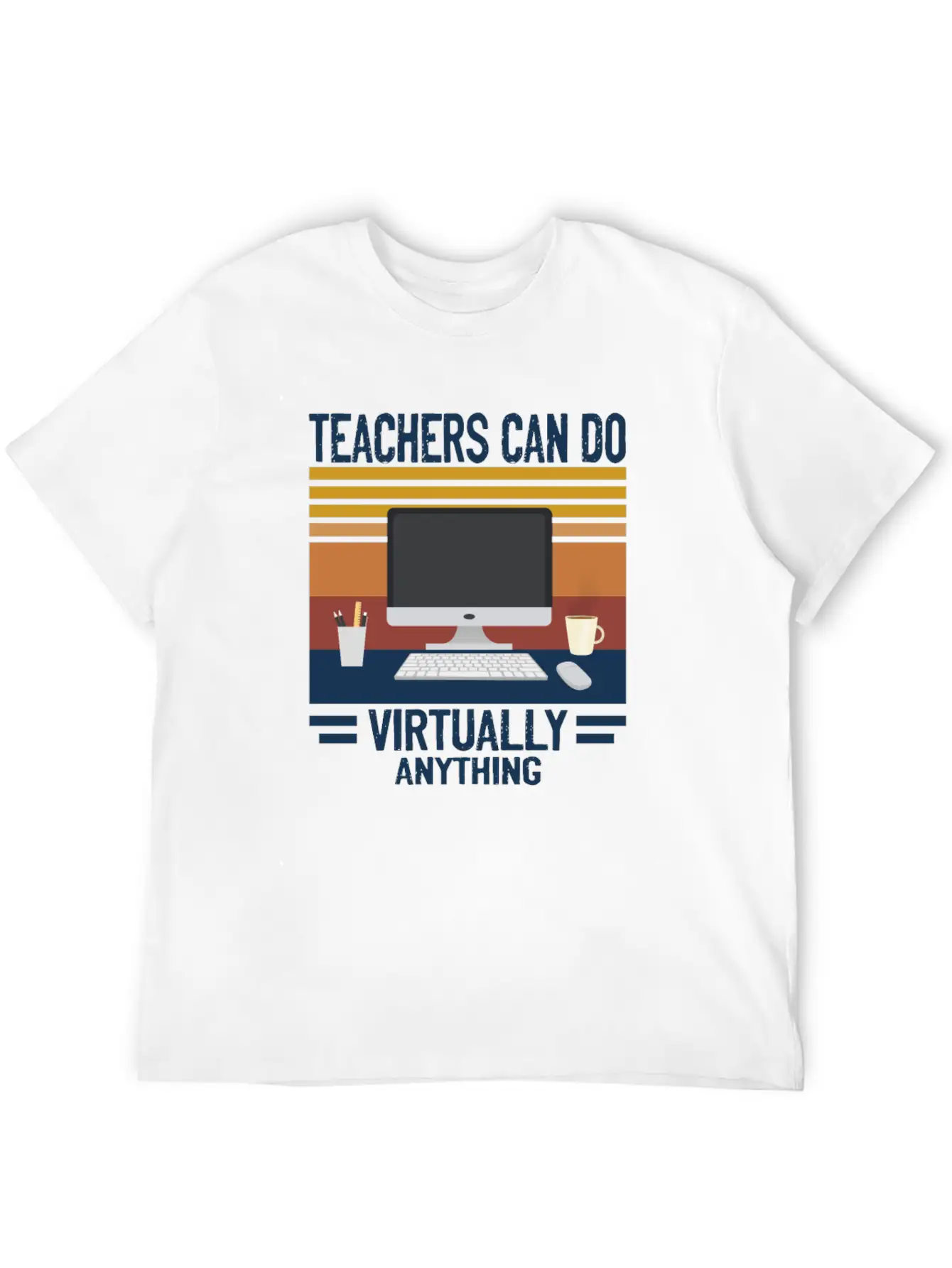 Teachers Distance Learning Relaxed Everyday Tee – Lightweight And Durable Cotton