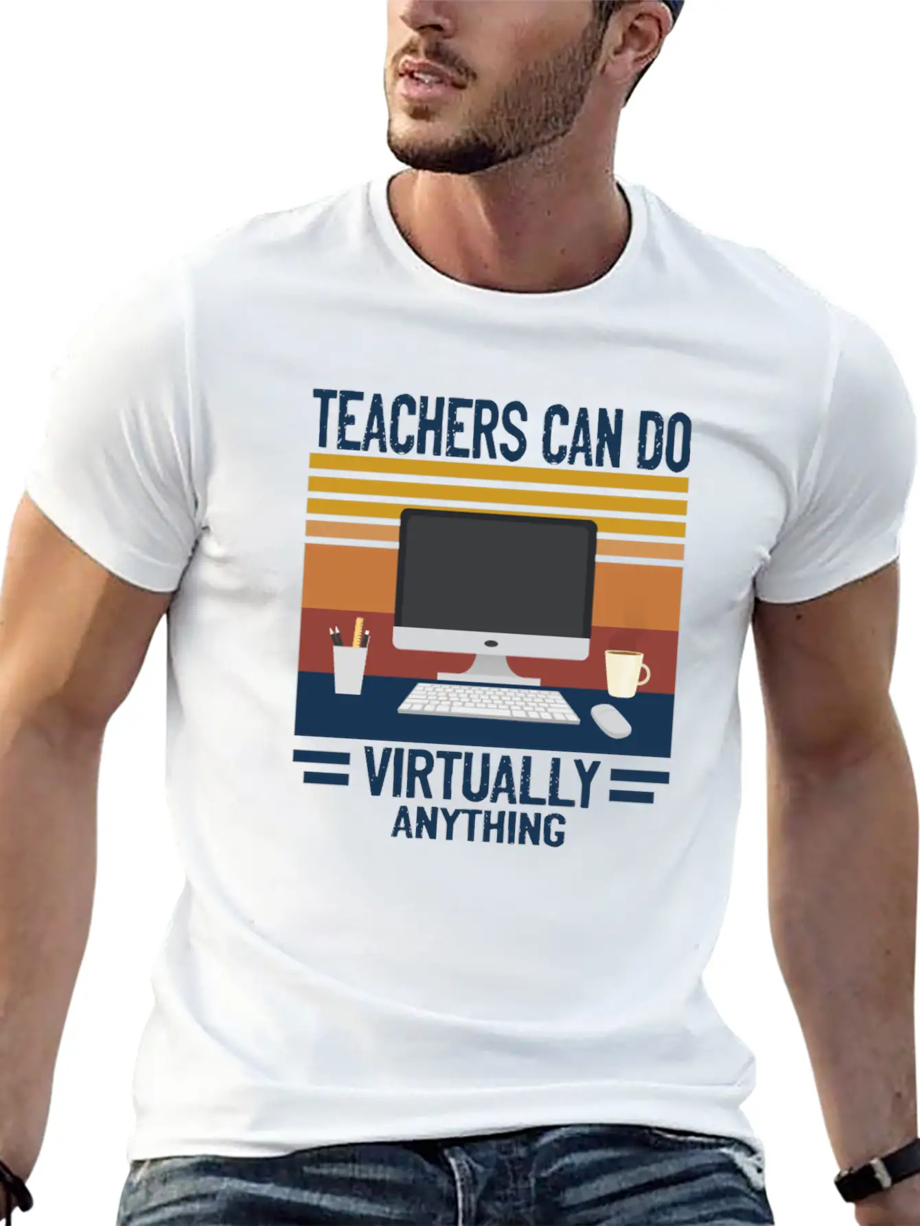 Teachers Distance Learning Relaxed Everyday Tee – Lightweight And Durable Cotton