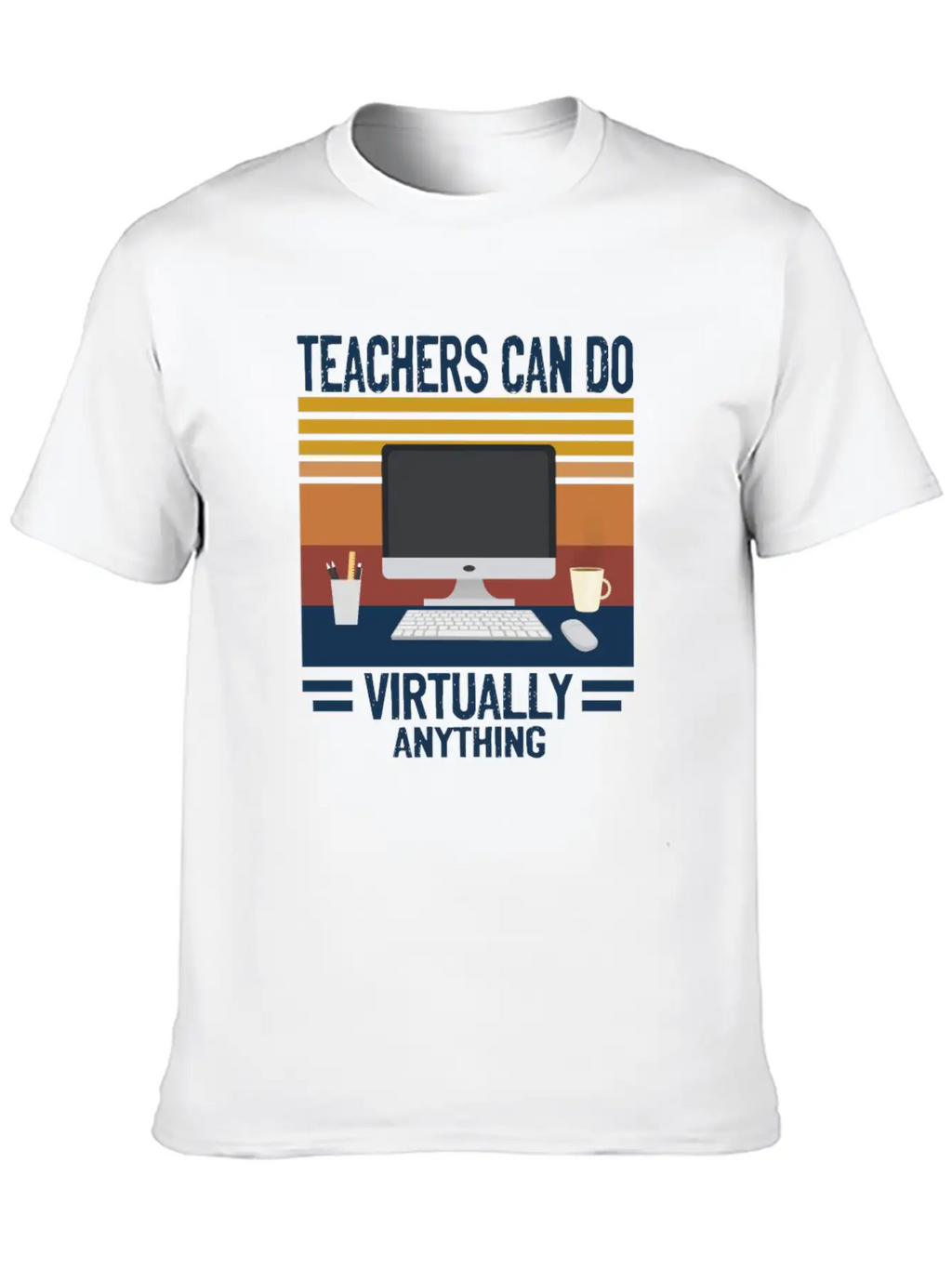 Teachers Distance Learning Relaxed Everyday Tee – Lightweight And Durable Cotton