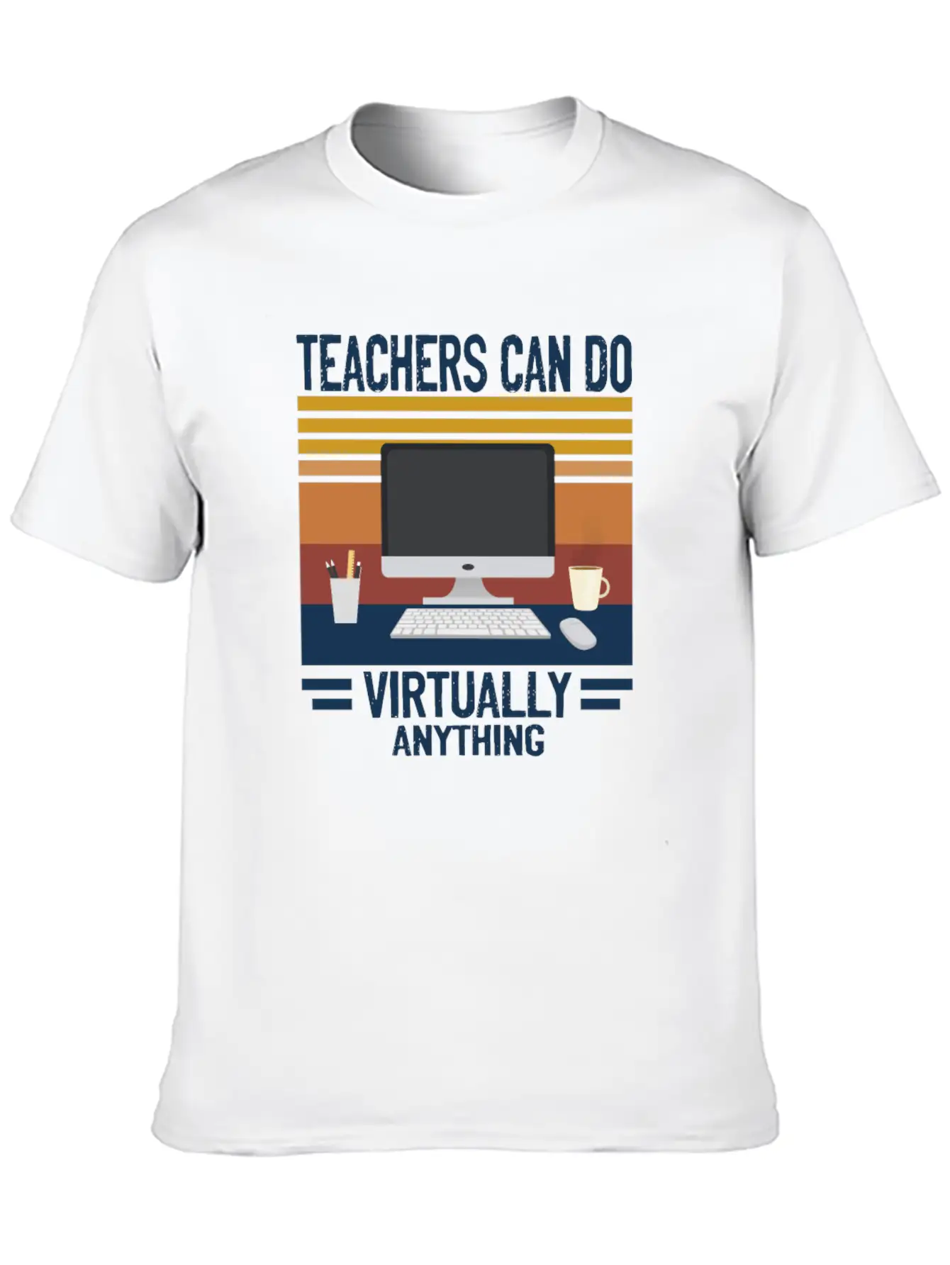 Teachers Distance Learning Relaxed Everyday Tee – Lightweight And Durable Cotton