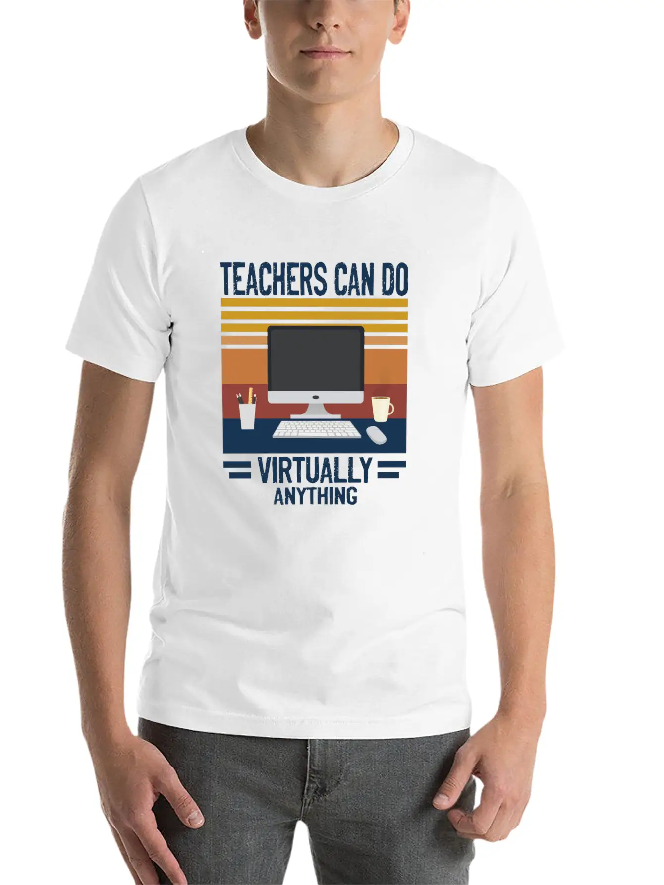 Teachers Distance Learning Relaxed Everyday Tee – Lightweight And Durable Cotton