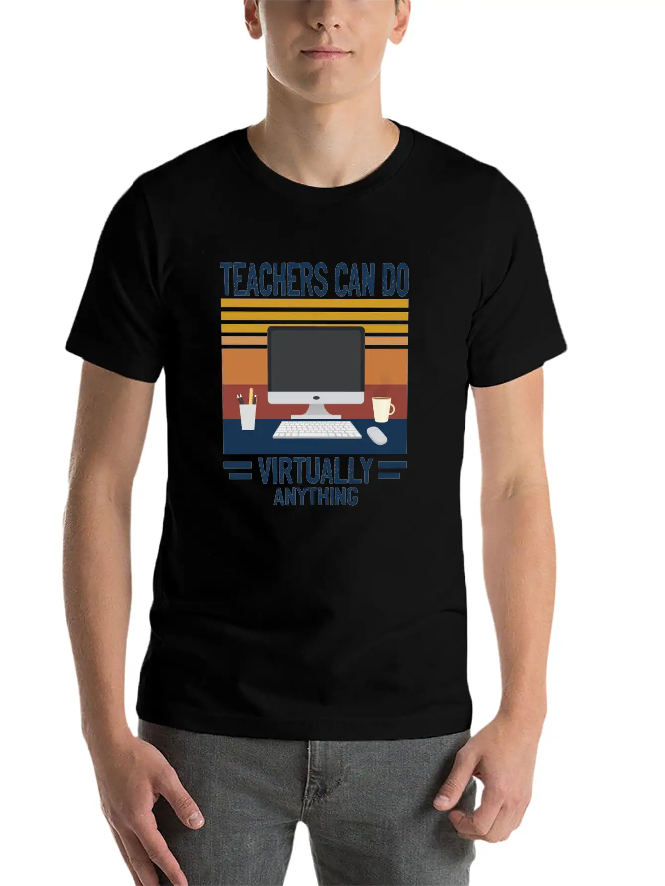 Teachers Distance Learning Relaxed Everyday Tee – Lightweight And Durable Cotton
