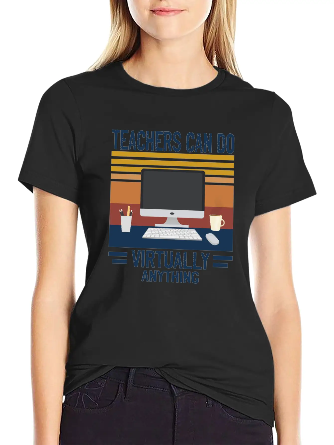 Teachers Distance Learning Relaxed Everyday Tee – Lightweight And Durable Cotton