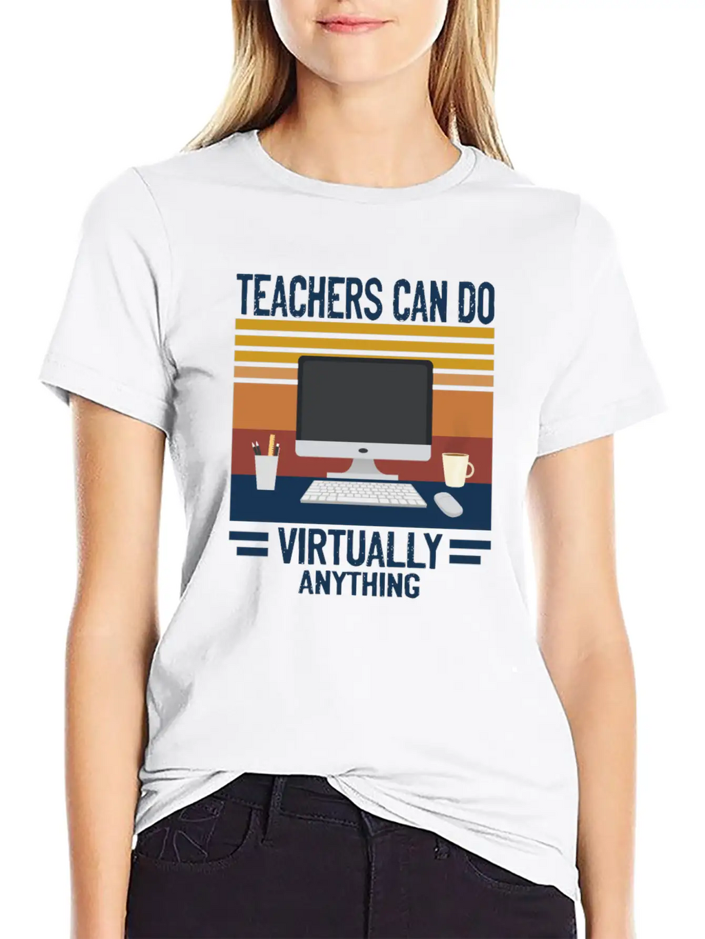Teachers Distance Learning Relaxed Everyday Tee – Lightweight And Durable Cotton