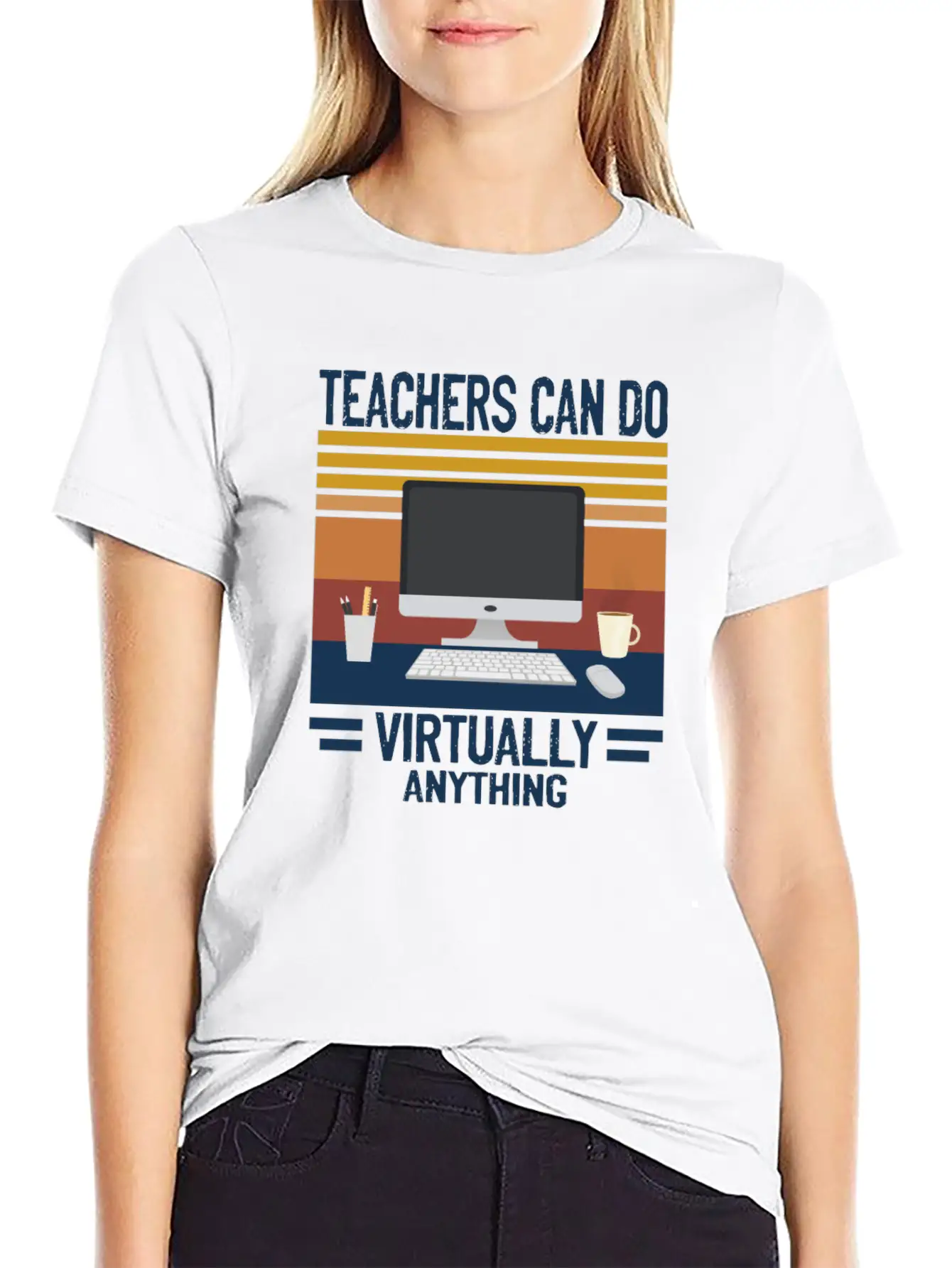 Teachers Distance Learning Relaxed Everyday Tee – Lightweight And Durable Cotton