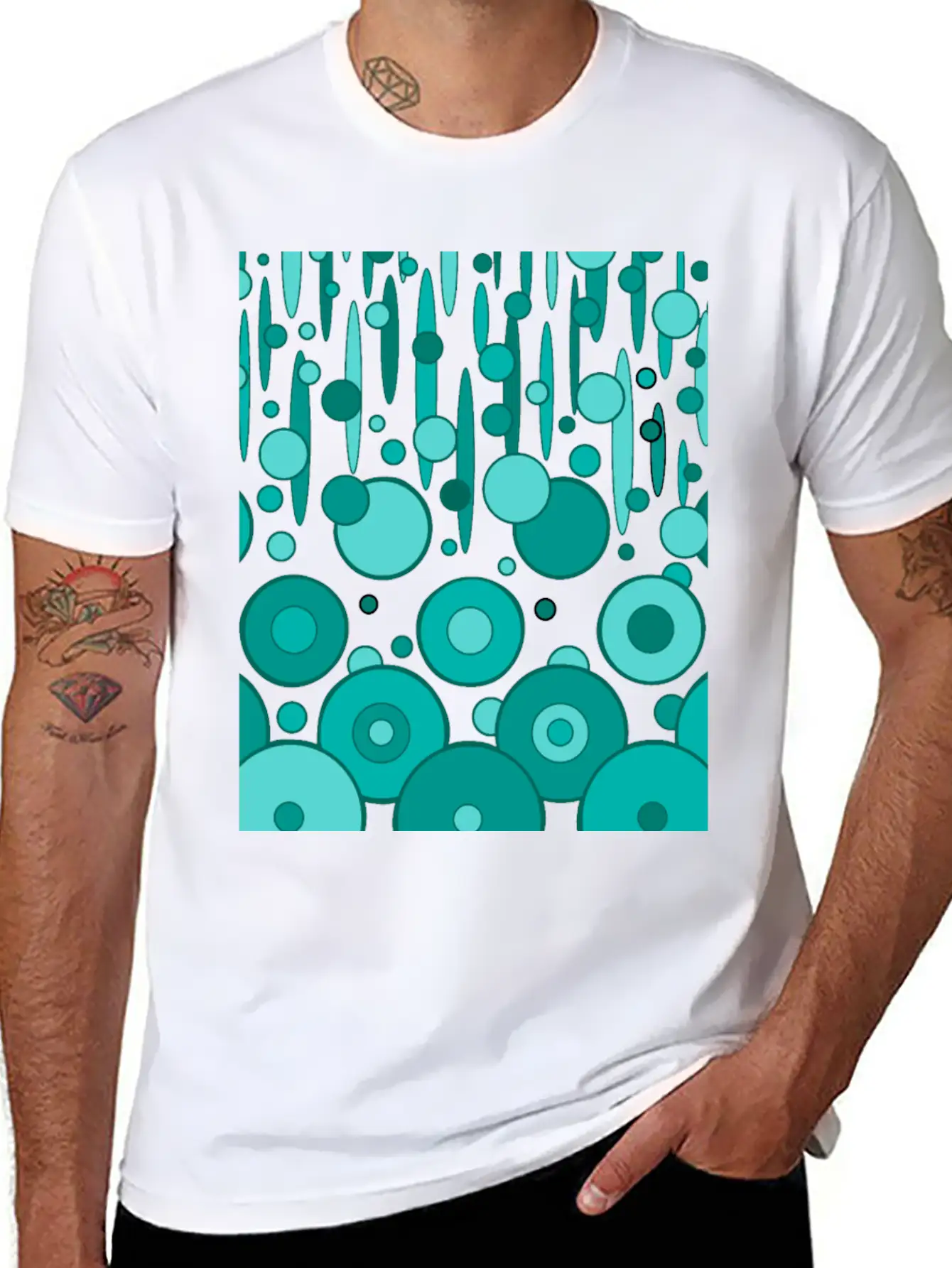 TEALDROPS Essential Cotton Tee For Daily Outfits – Unisex Style