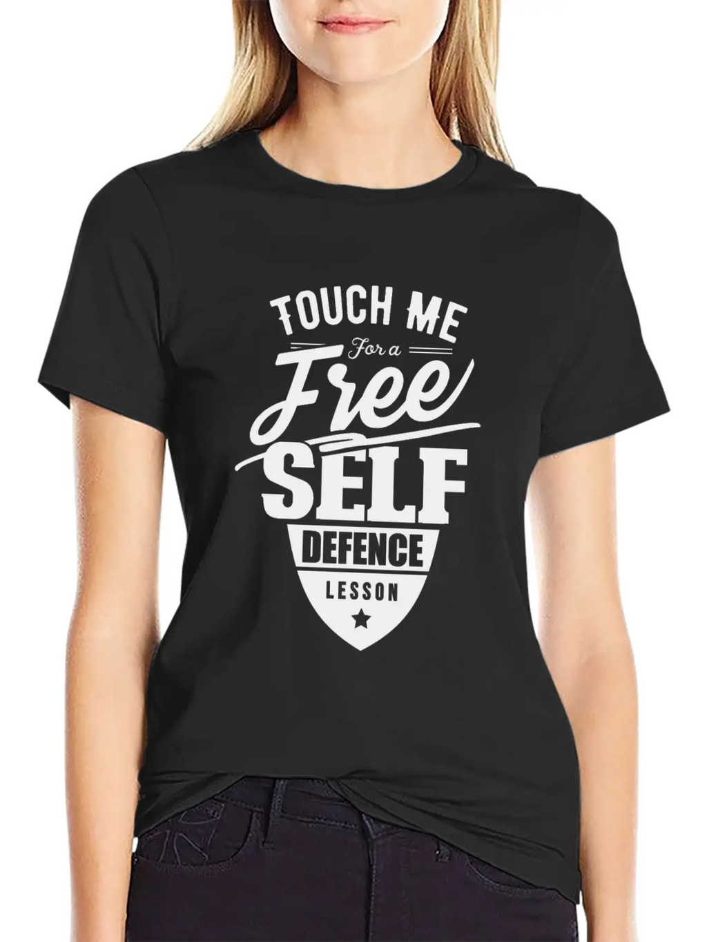 Team Self Defense Course Martial Arts School Relaxed Everyday Tee – Lightweight And Durable Cotton