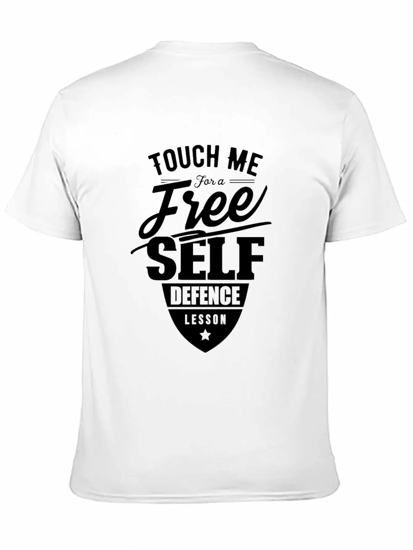Team Self Defense Course Martial Arts School Relaxed Everyday Tee – Lightweight And Durable Cotton
