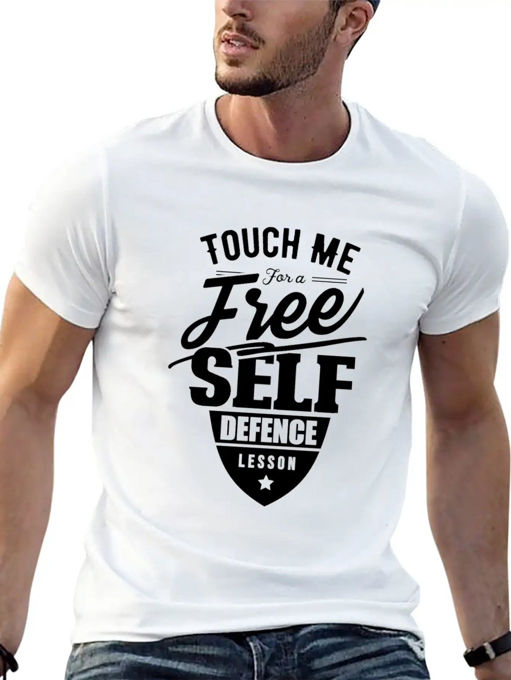 Team Self Defense Course Martial Arts School Relaxed Everyday Tee – Lightweight And Durable Cotton