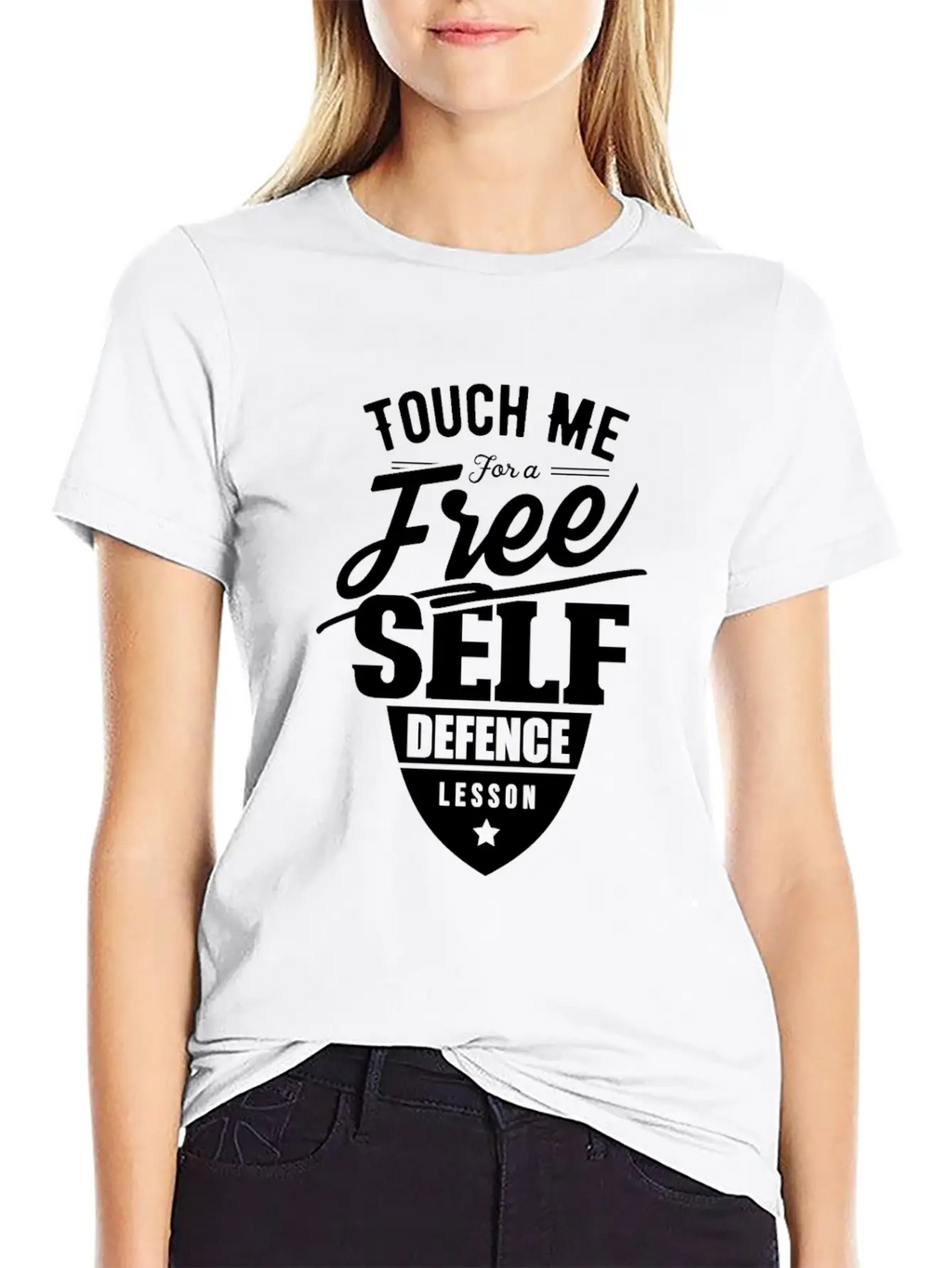 Team Self Defense Course Martial Arts School Relaxed Everyday Tee – Lightweight And Durable Cotton