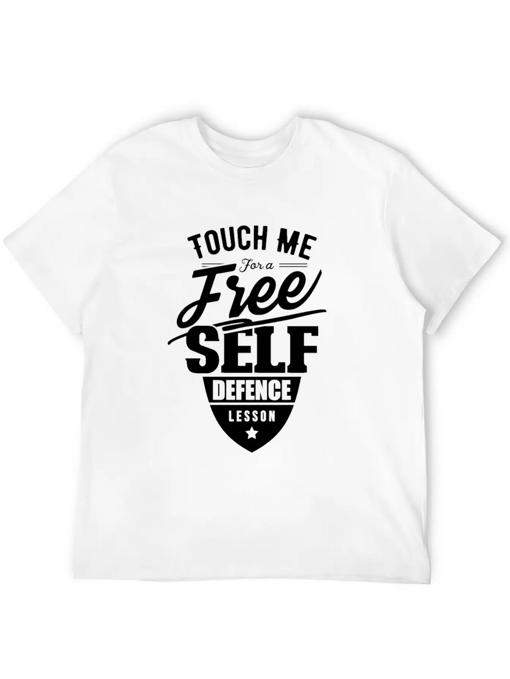 Team Self Defense Course Martial Arts School Relaxed Everyday Tee – Lightweight And Durable Cotton