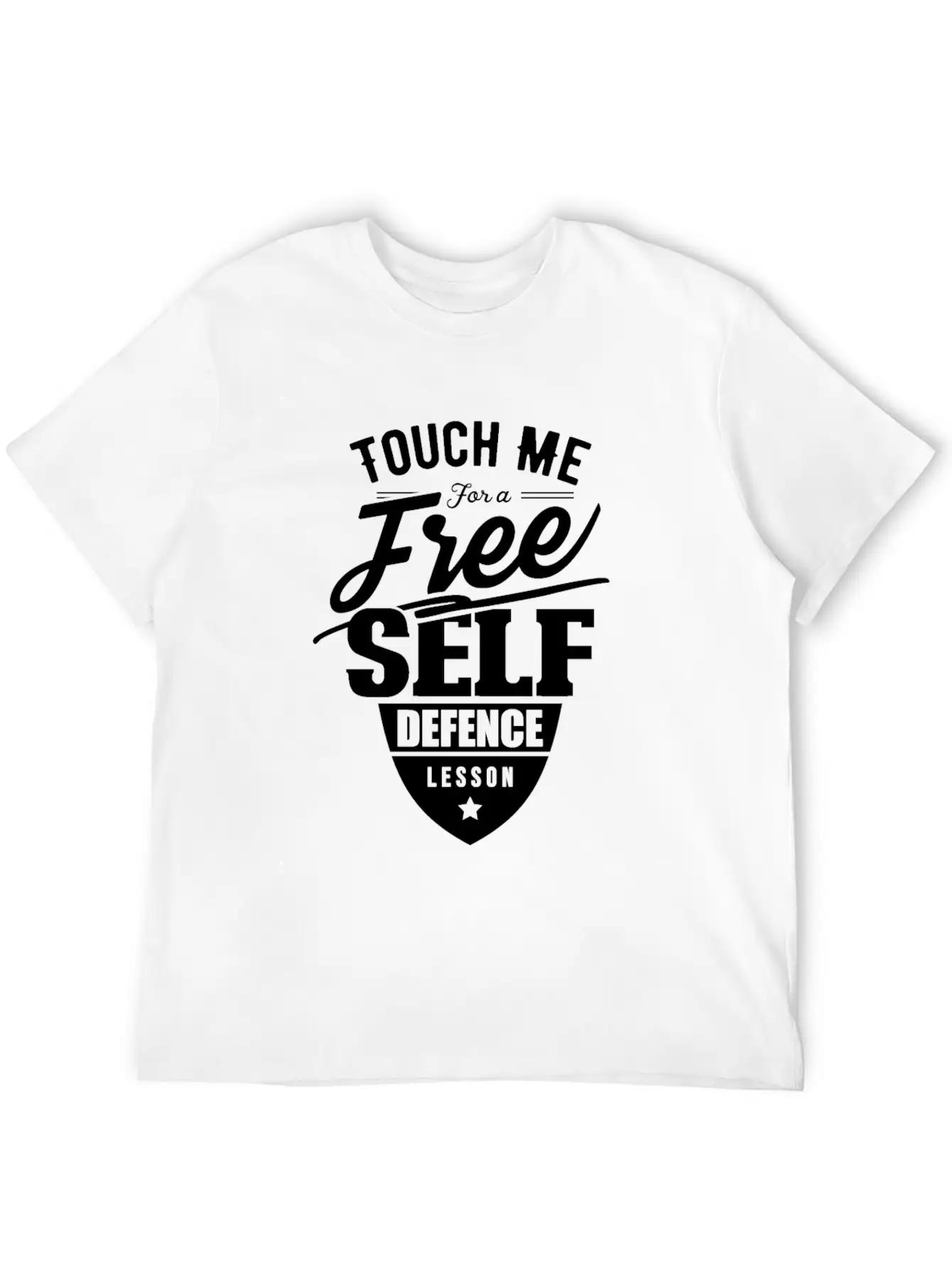 Team Self Defense Course Martial Arts School Relaxed Everyday Tee – Lightweight And Durable Cotton