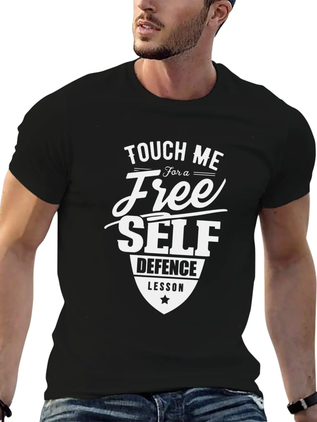 Team Self Defense Course Martial Arts School Relaxed Everyday Tee – Lightweight And Durable Cotton