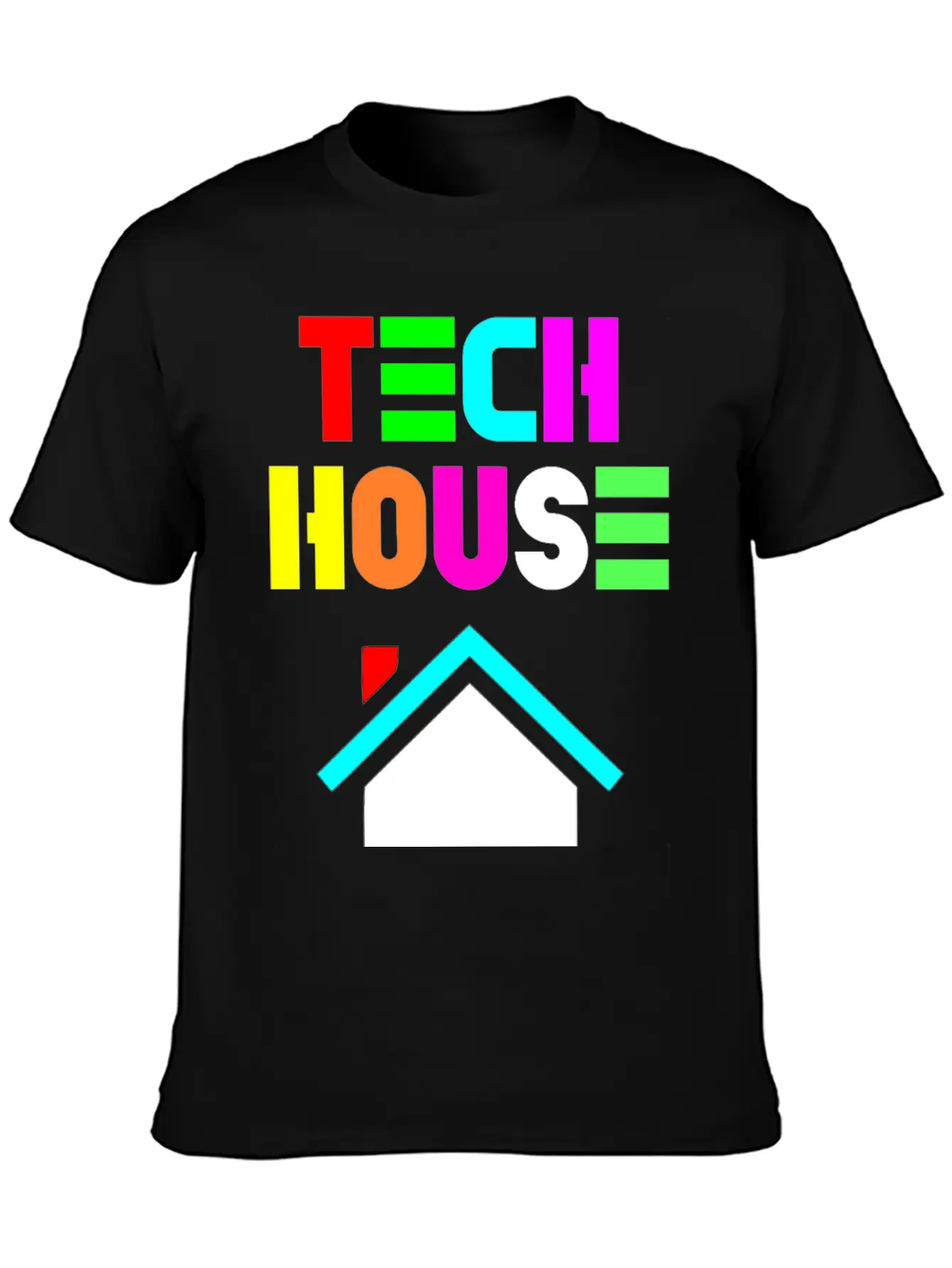 Tech House Essential Cotton Tee For Daily Outfits – Unisex Style