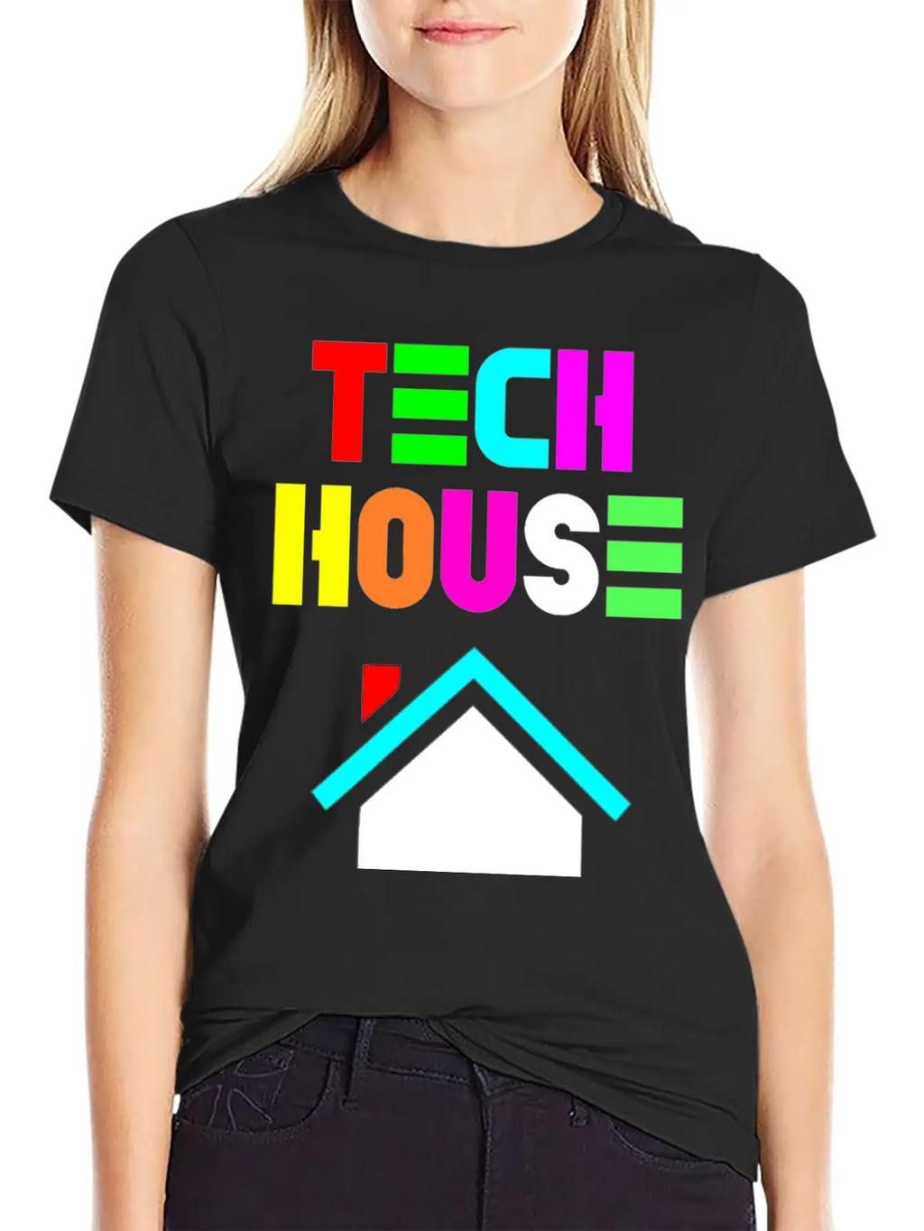 Tech House Essential Cotton Tee For Daily Outfits – Unisex Style
