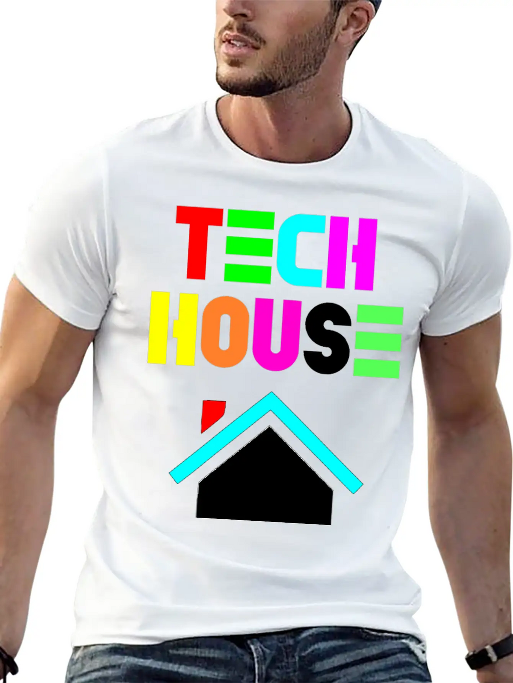 Tech House Essential Cotton Tee For Daily Outfits – Unisex Style