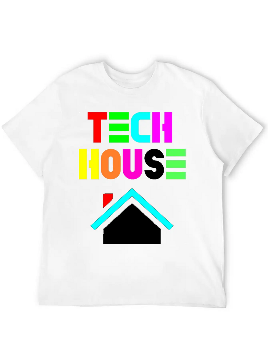 Tech House Essential Cotton Tee For Daily Outfits – Unisex Style