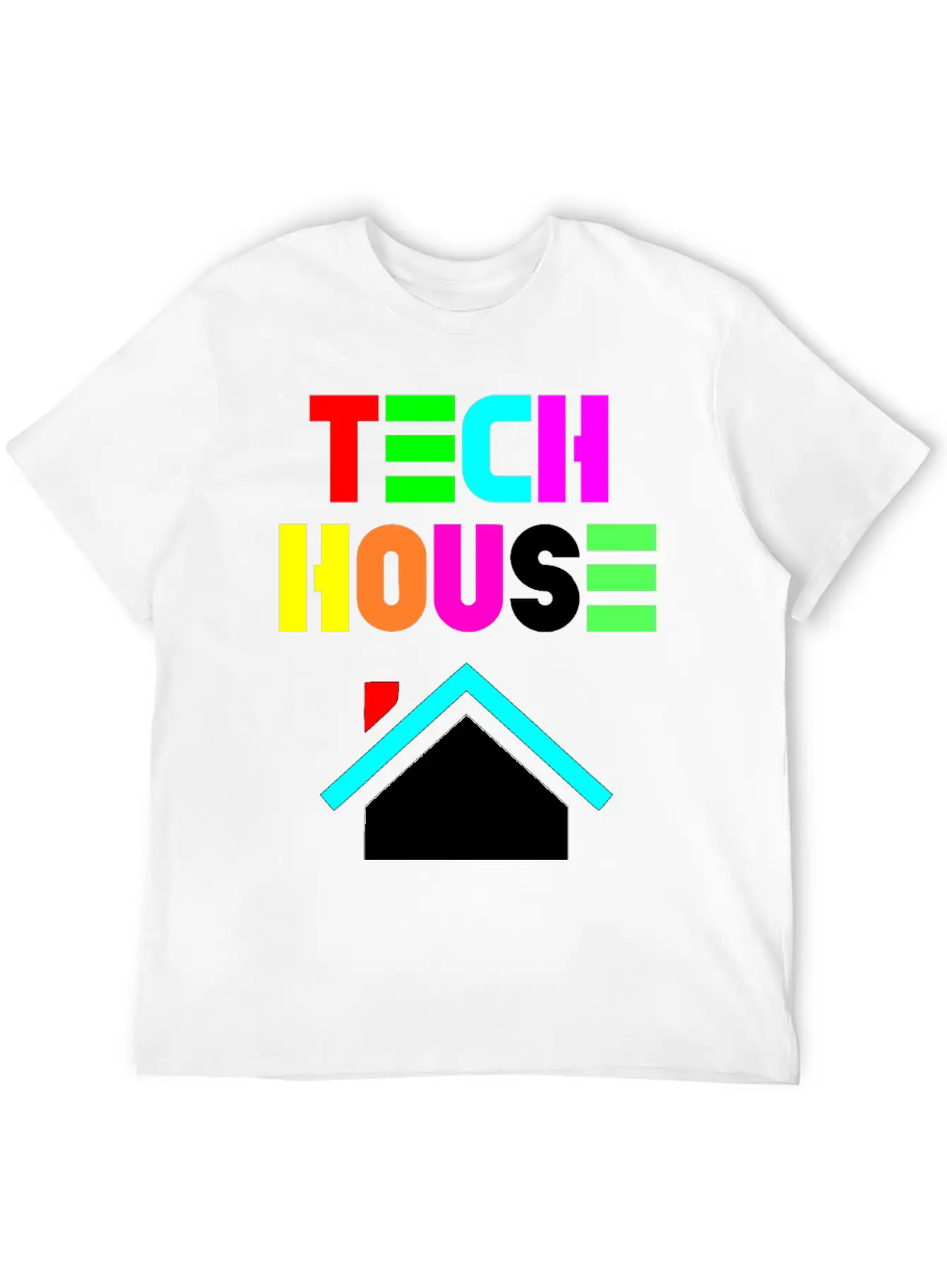 Tech House Essential Cotton Tee For Daily Outfits – Unisex Style