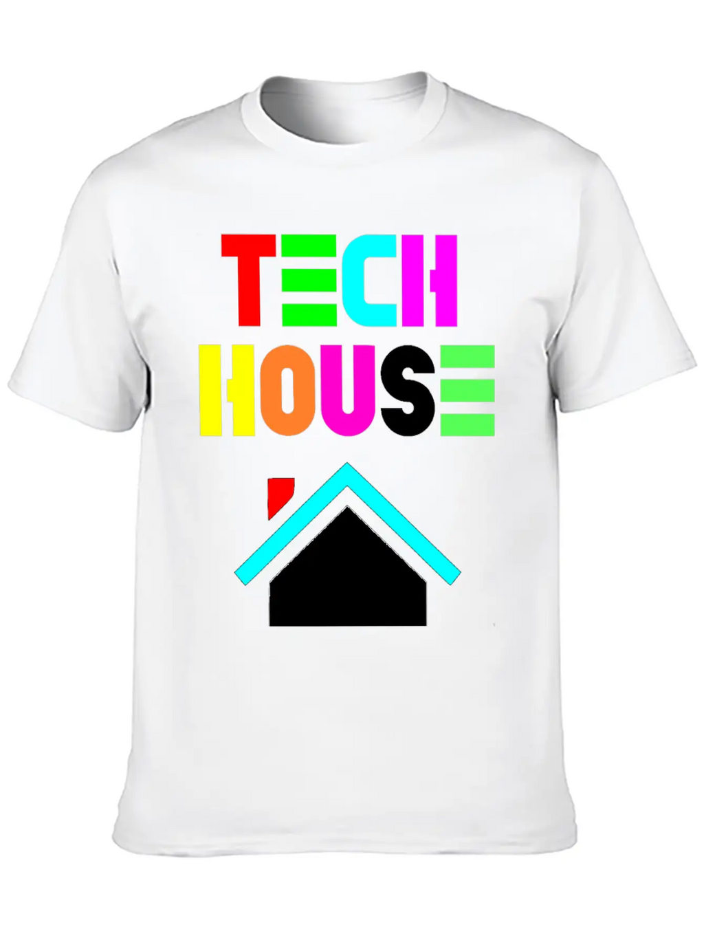 Tech House Essential Cotton Tee For Daily Outfits – Unisex Style