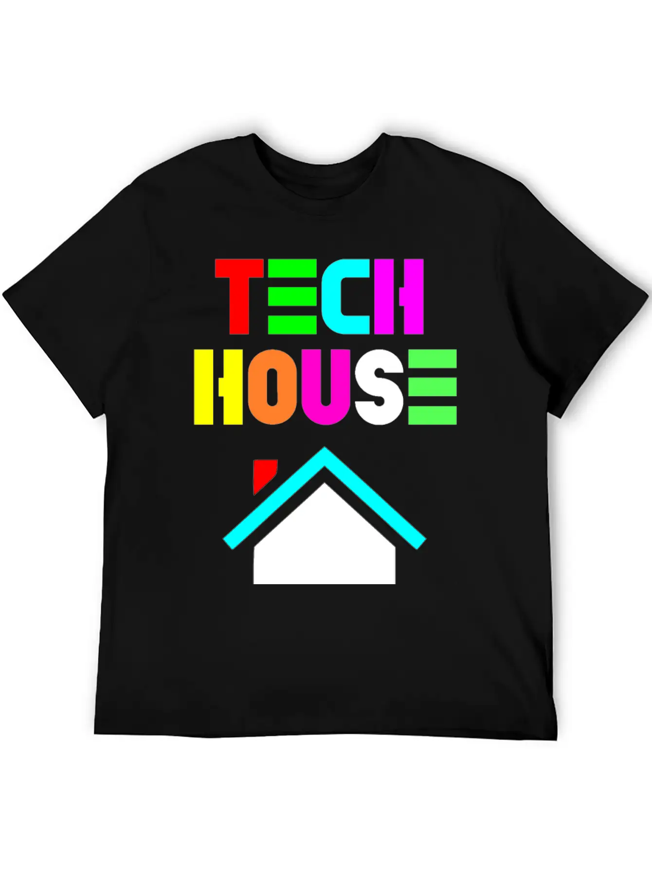 Tech House Essential Cotton Tee For Daily Outfits – Unisex Style