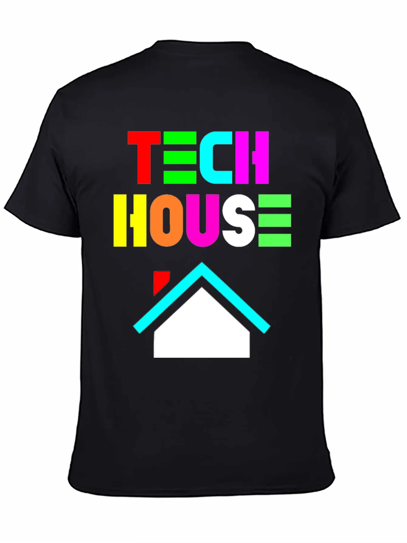 Tech House Essential Cotton Tee For Daily Outfits – Unisex Style