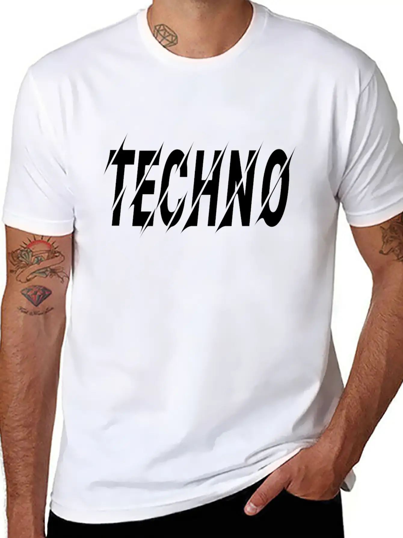 Techno Classic Cotton Tee – Unisex Comfort For Any Season