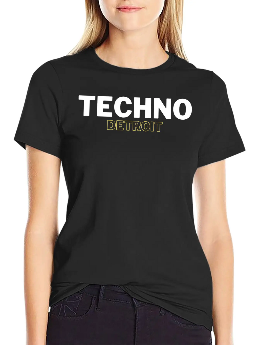 Techno Detroit Basic Graphic T-Shirt – Daily Comfort In Soft Cotton