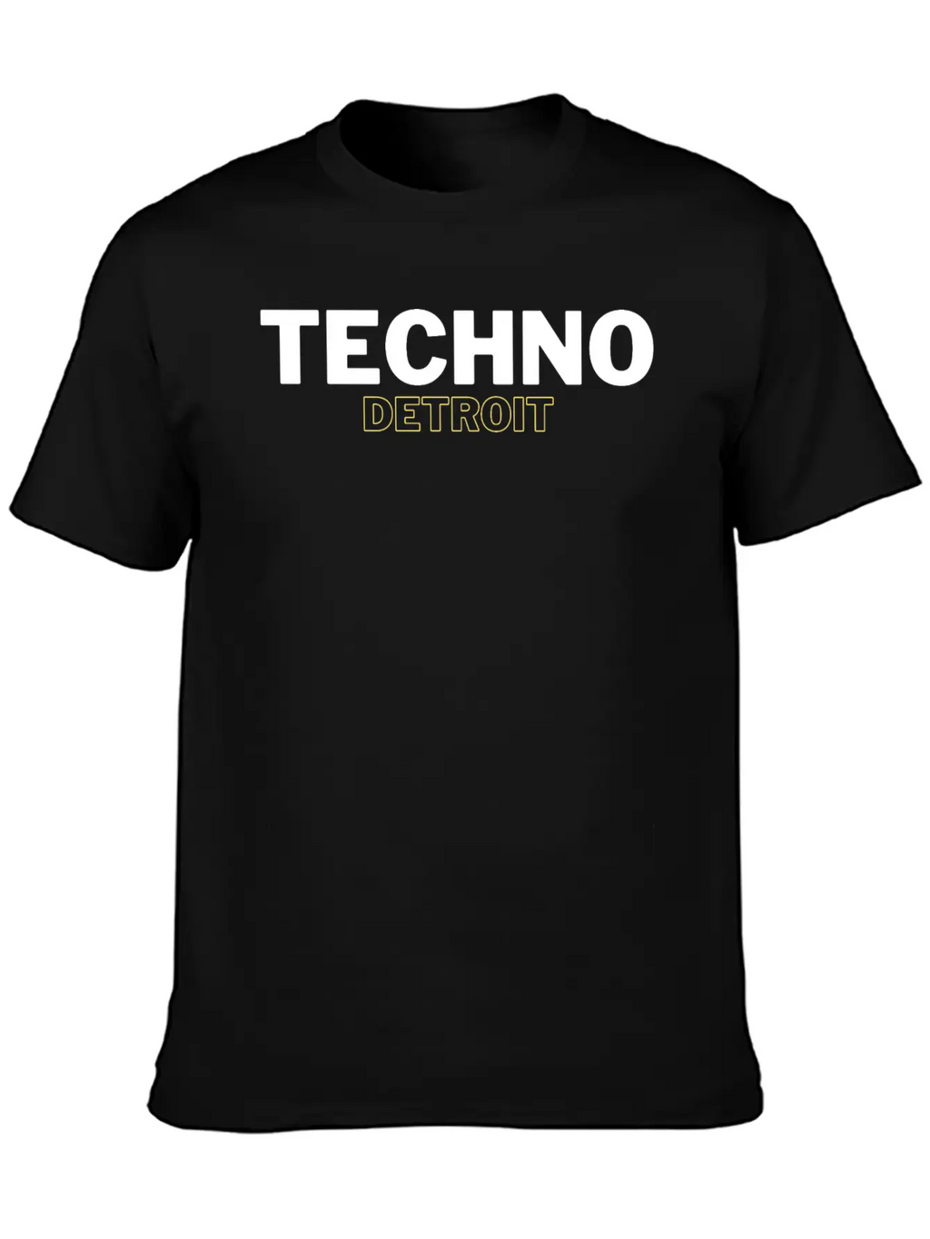Techno Detroit Basic Graphic T-Shirt – Daily Comfort In Soft Cotton