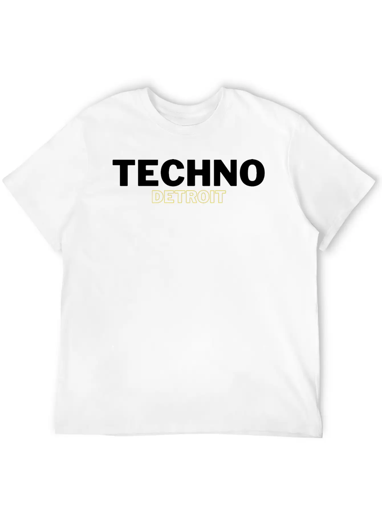 Techno Detroit Basic Graphic T-Shirt – Daily Comfort In Soft Cotton