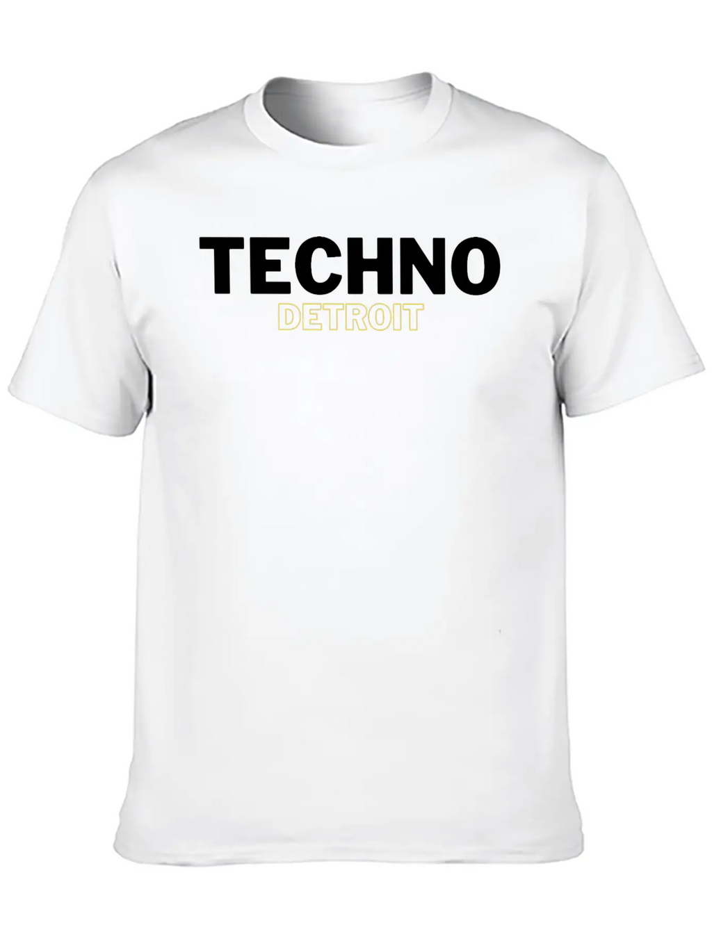 Techno Detroit Basic Graphic T-Shirt – Daily Comfort In Soft Cotton