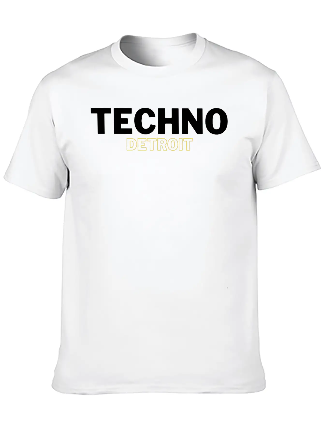 Techno Detroit Basic Graphic T-Shirt – Daily Comfort In Soft Cotton