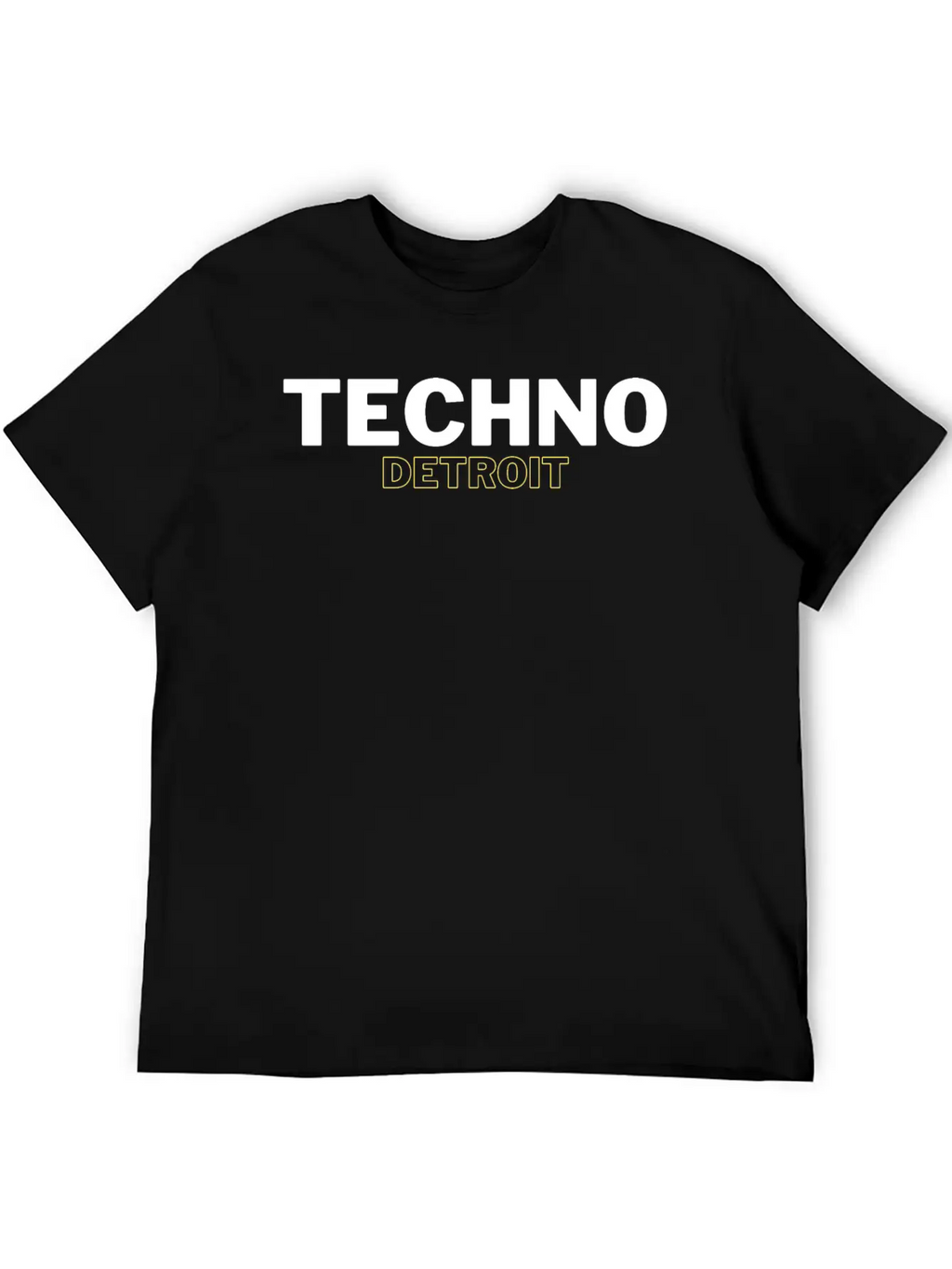 Techno Detroit Basic Graphic T-Shirt – Daily Comfort In Soft Cotton