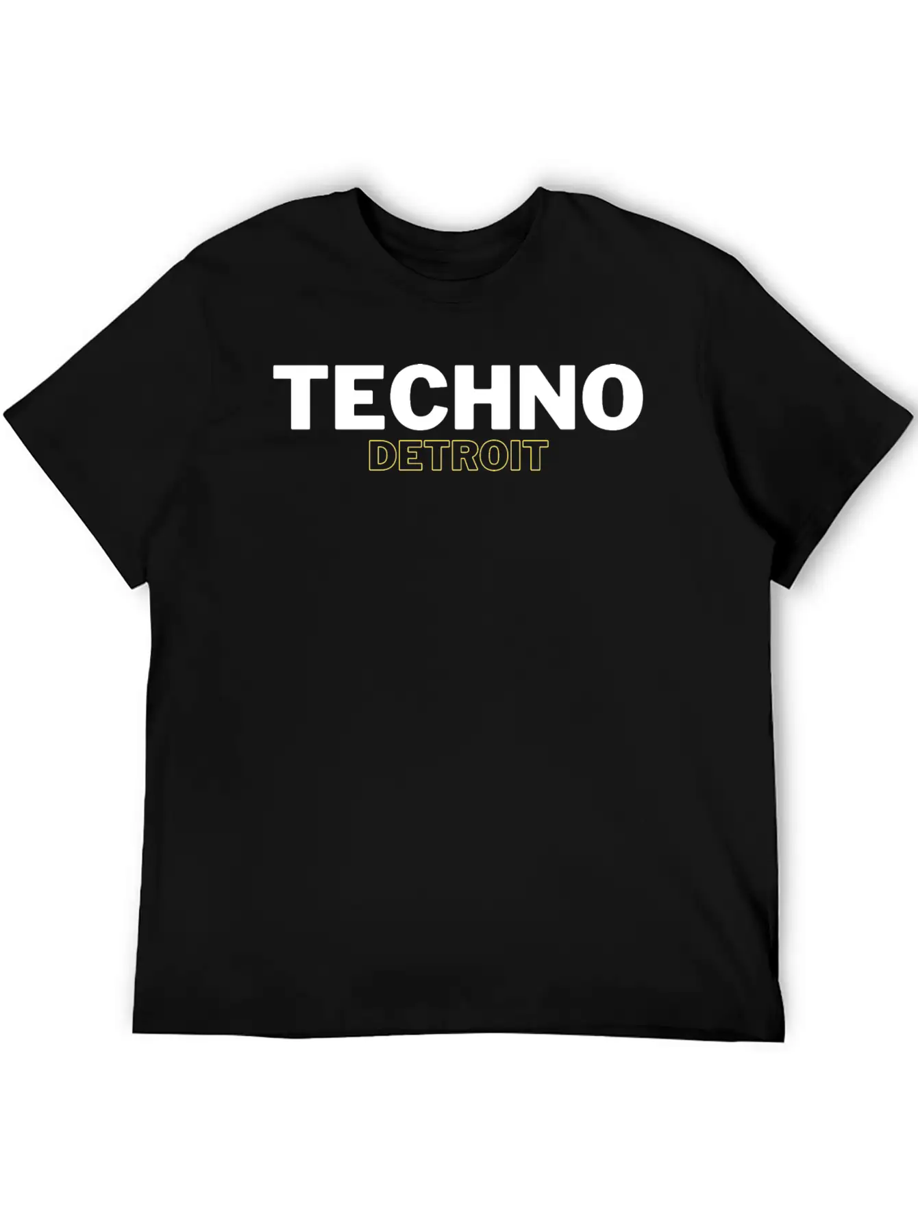 Techno Detroit Basic Graphic T-Shirt – Daily Comfort In Soft Cotton