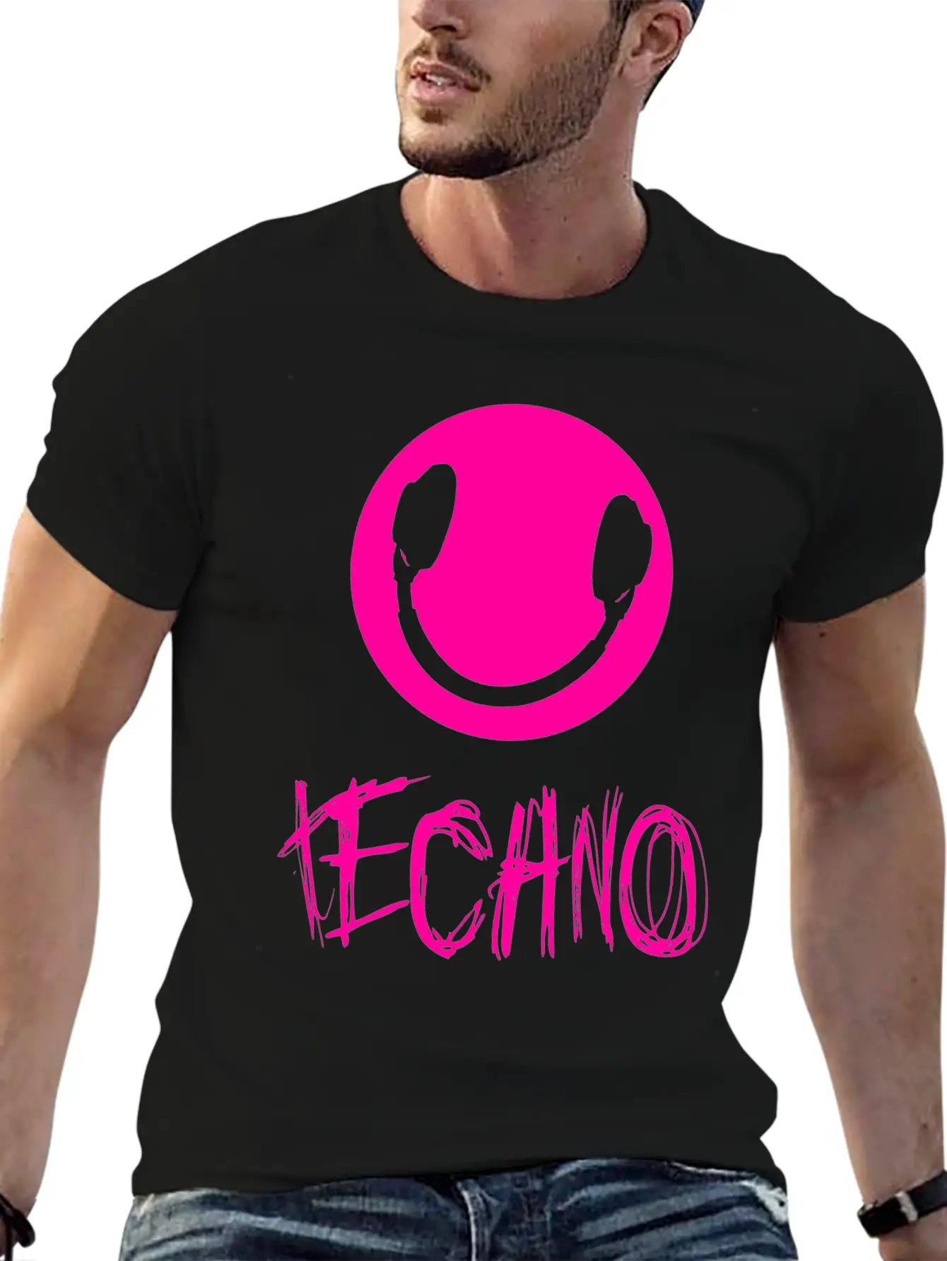 Techno Music Stylish Everyday T-Shirt – Unisex Basic Cotton Tee