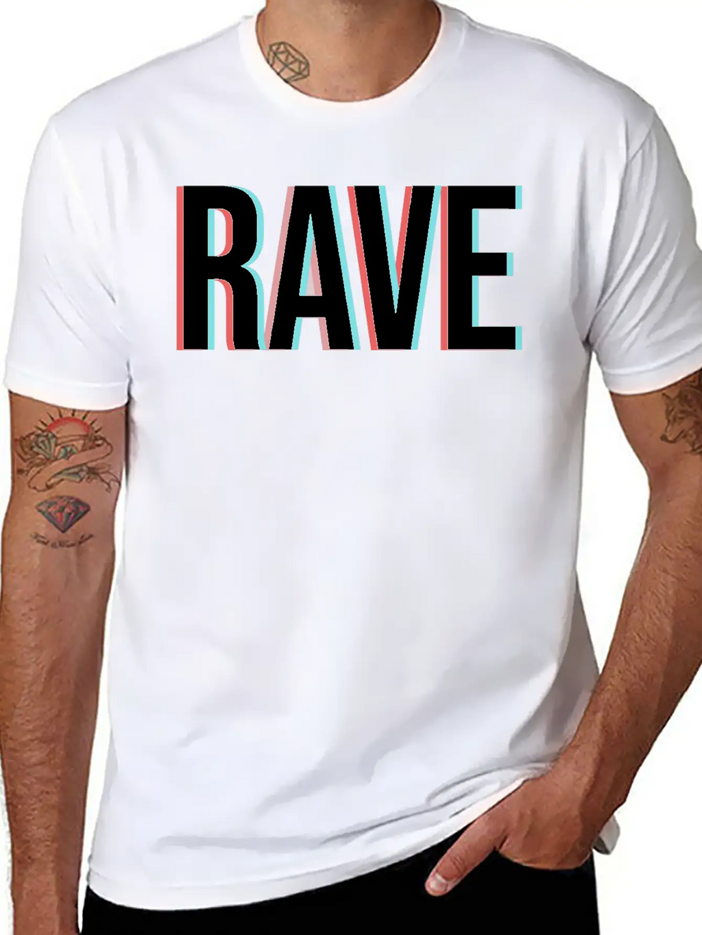 Techno Rave Raver Bass Festival Music EDM Gift Breathable Graphic T-Shirt – Perfect For Casual Days