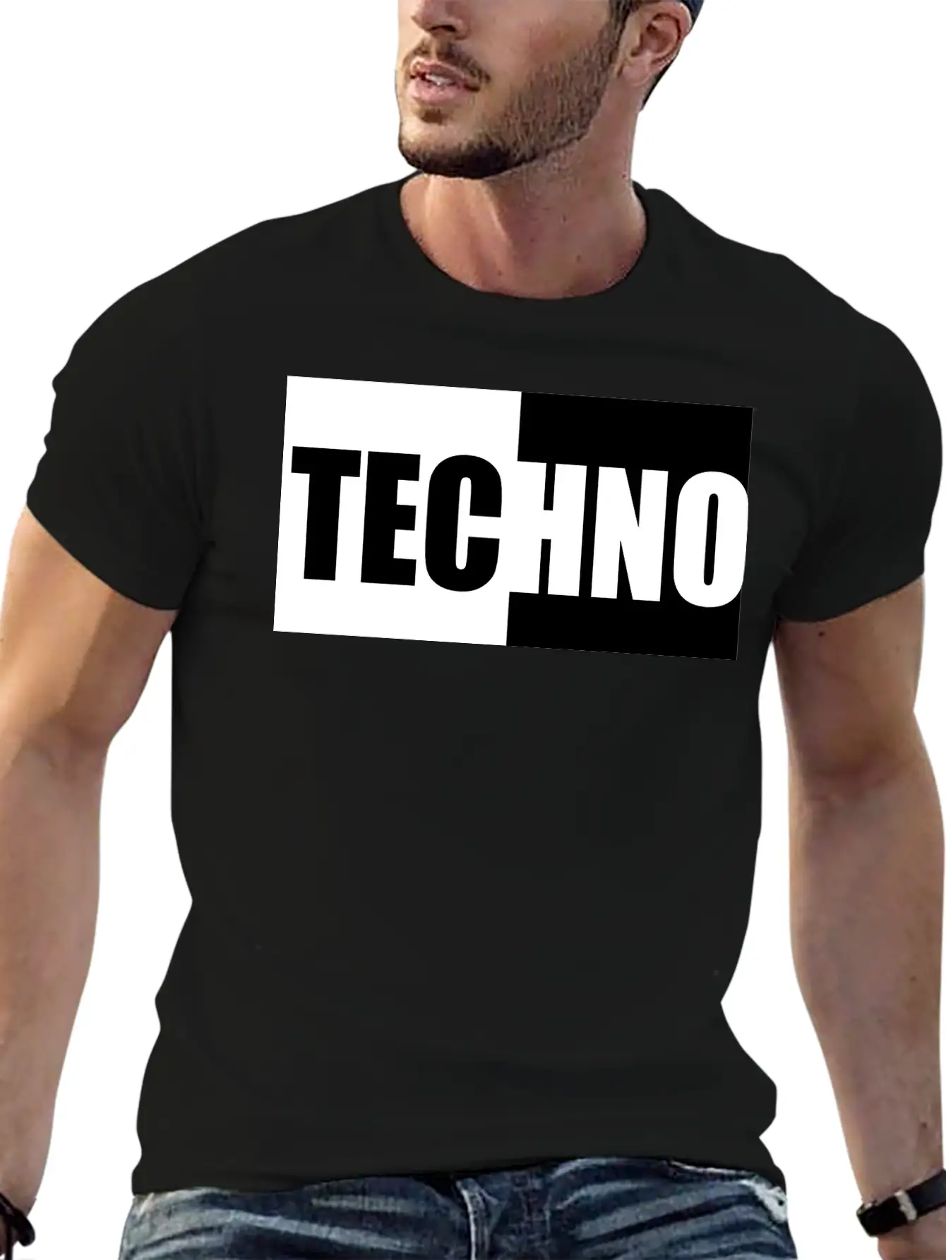Techno Relaxed Everyday Tee – Lightweight And Durable Cotton