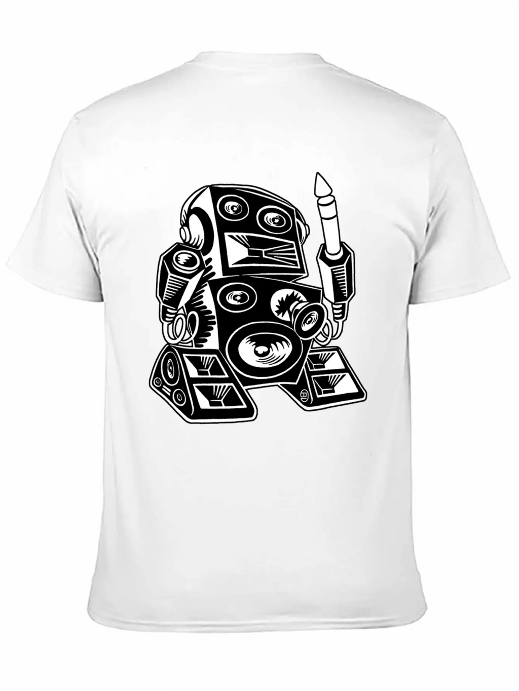 Techno Robot I Relaxed Everyday Tee – Lightweight And Durable Cotton