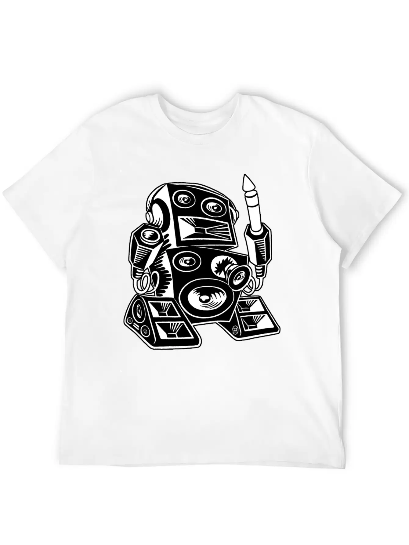 Techno Robot I Relaxed Everyday Tee – Lightweight And Durable Cotton