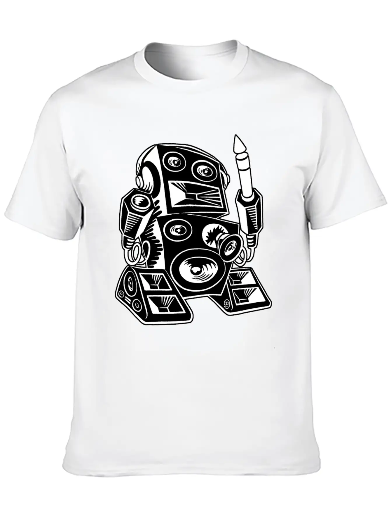 Techno Robot I Relaxed Everyday Tee – Lightweight And Durable Cotton