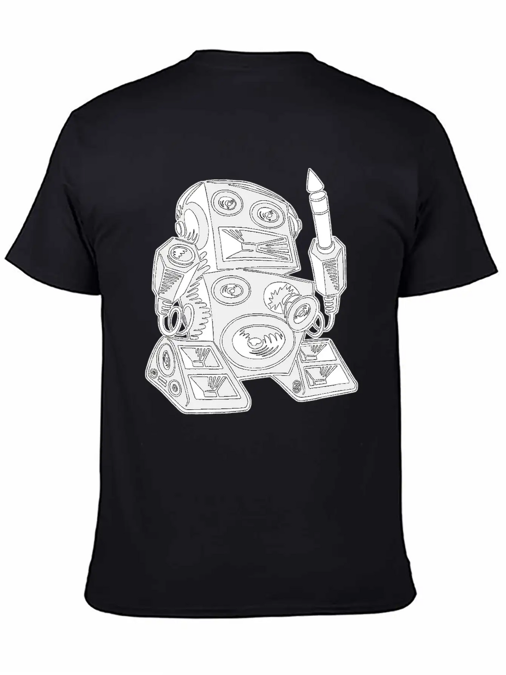 Techno Robot I Relaxed Everyday Tee – Lightweight And Durable Cotton