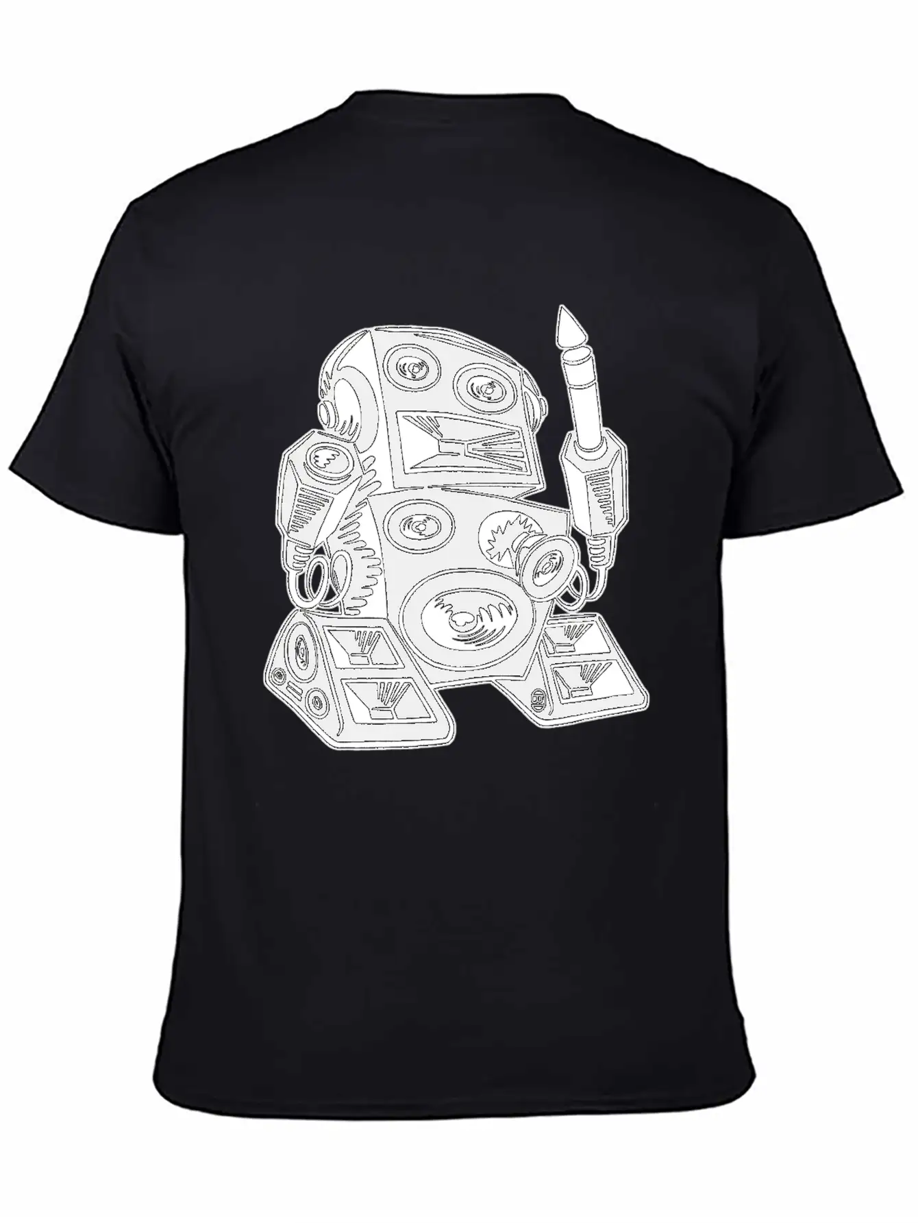 Techno Robot I Relaxed Everyday Tee – Lightweight And Durable Cotton