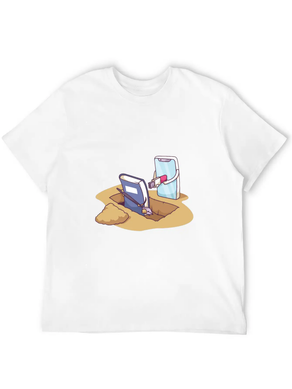 Technology Death By Distruption Breathable Soft Cotton T-Shirt – Timeless Casual Look