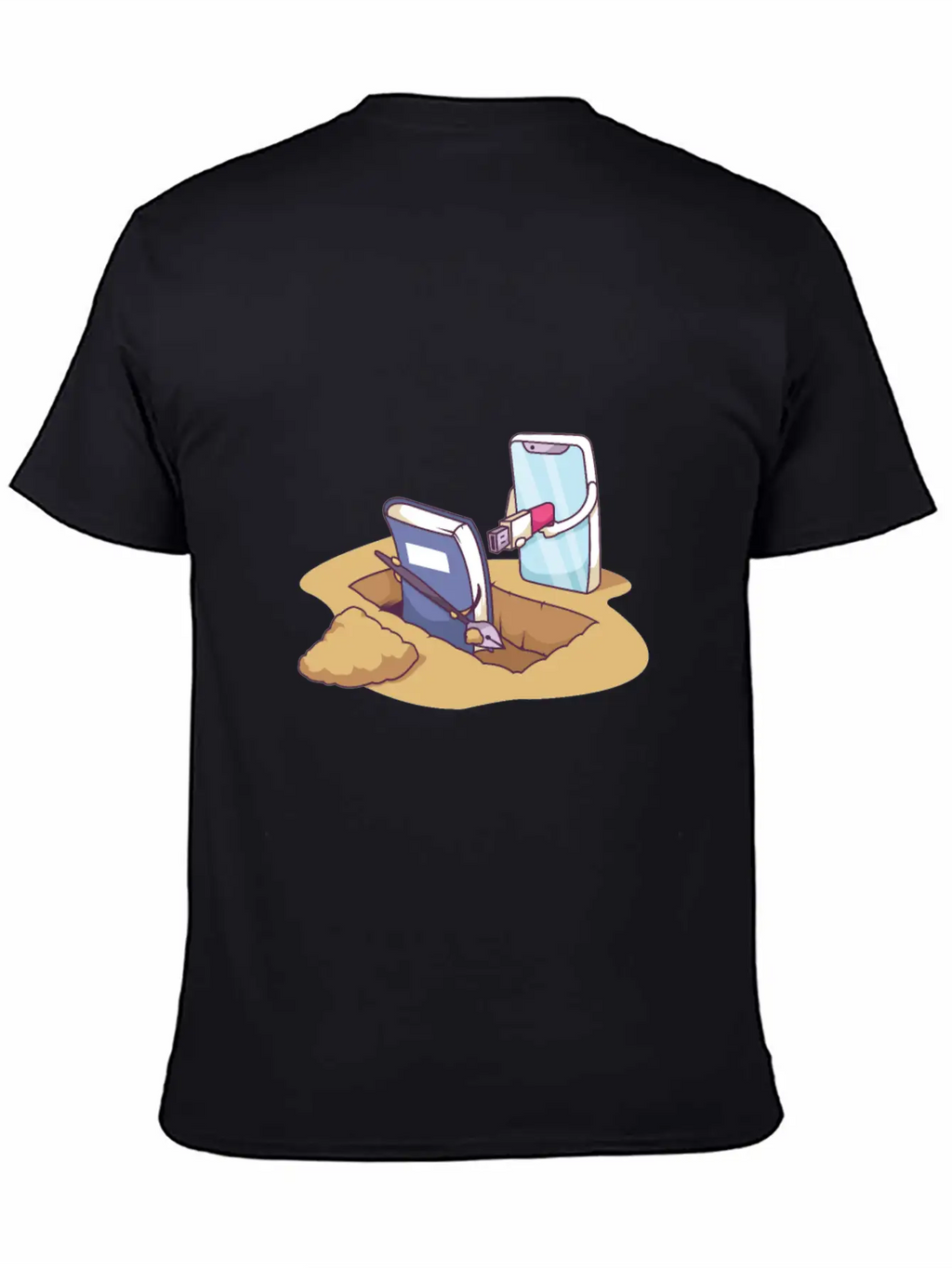Technology Death By Distruption Breathable Soft Cotton T-Shirt – Timeless Casual Look