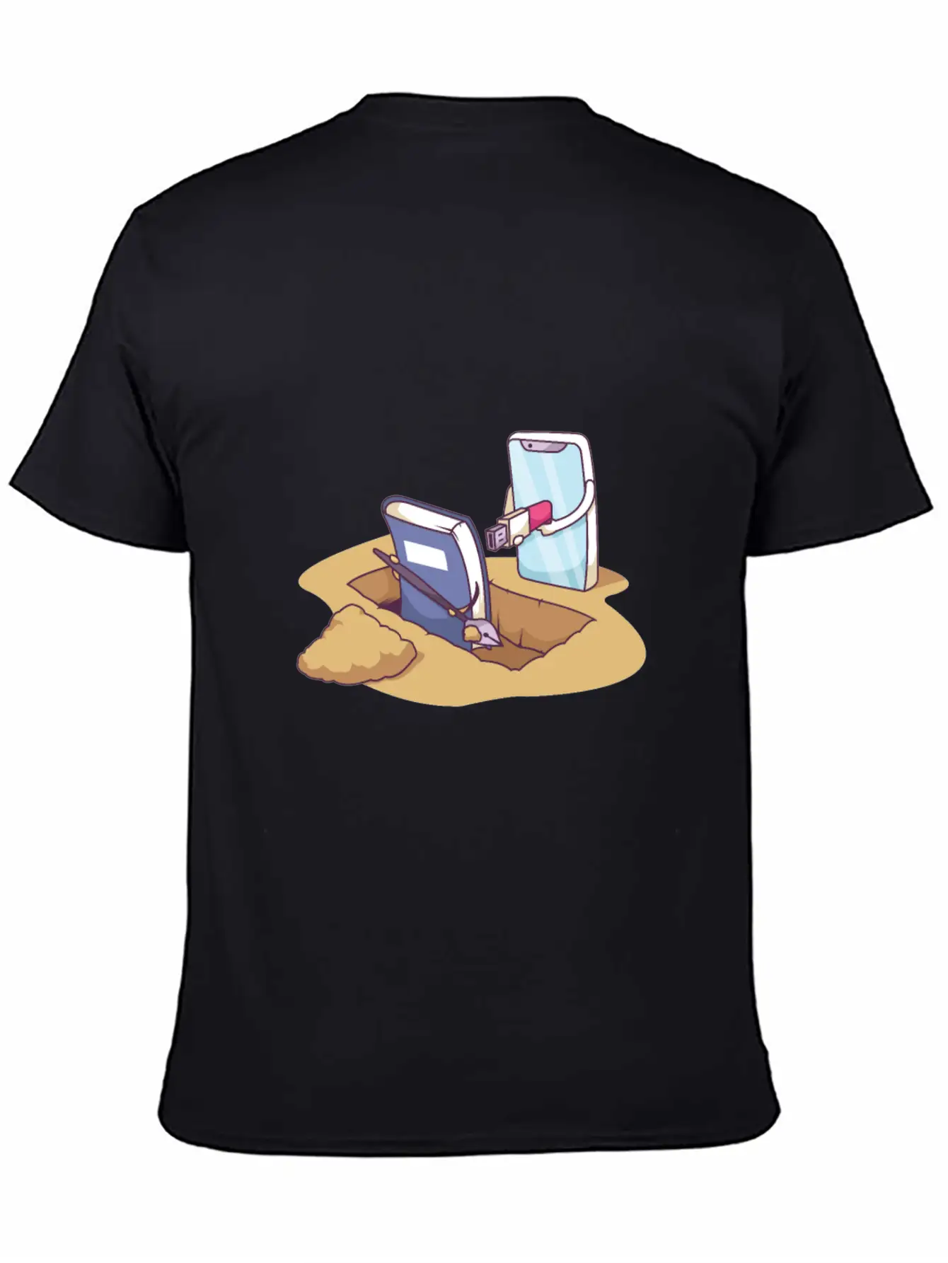 Technology Death By Distruption Breathable Soft Cotton T-Shirt – Timeless Casual Look