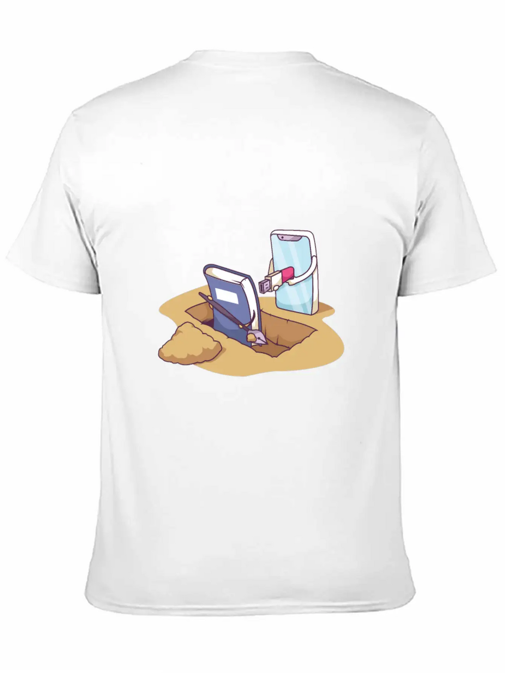 Technology Death By Distruption Breathable Soft Cotton T-Shirt – Timeless Casual Look