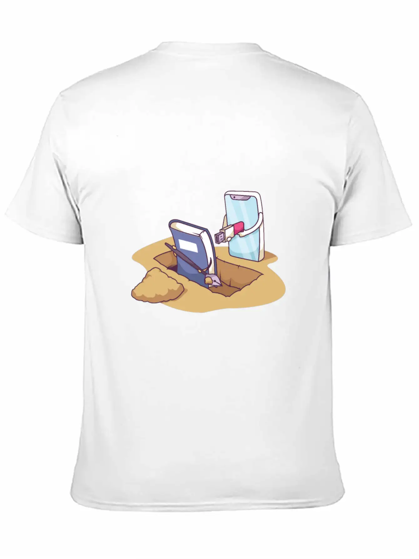 Technology Death By Distruption Breathable Soft Cotton T-Shirt – Timeless Casual Look