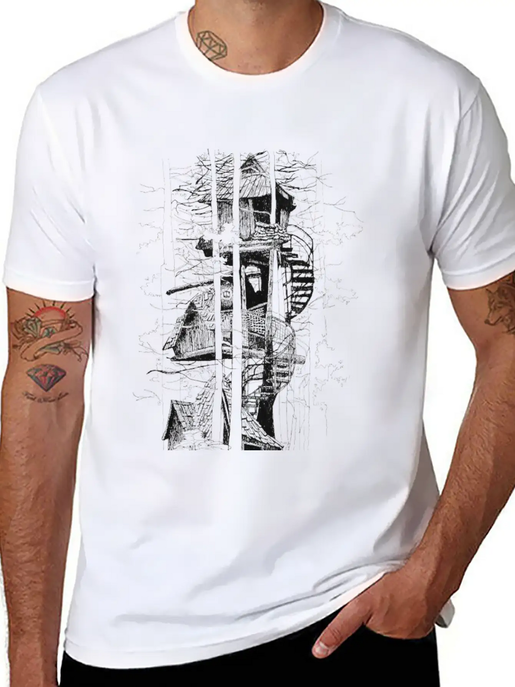 Tee House Unisex Casual T-Shirt – Clean Design For Daily Comfort